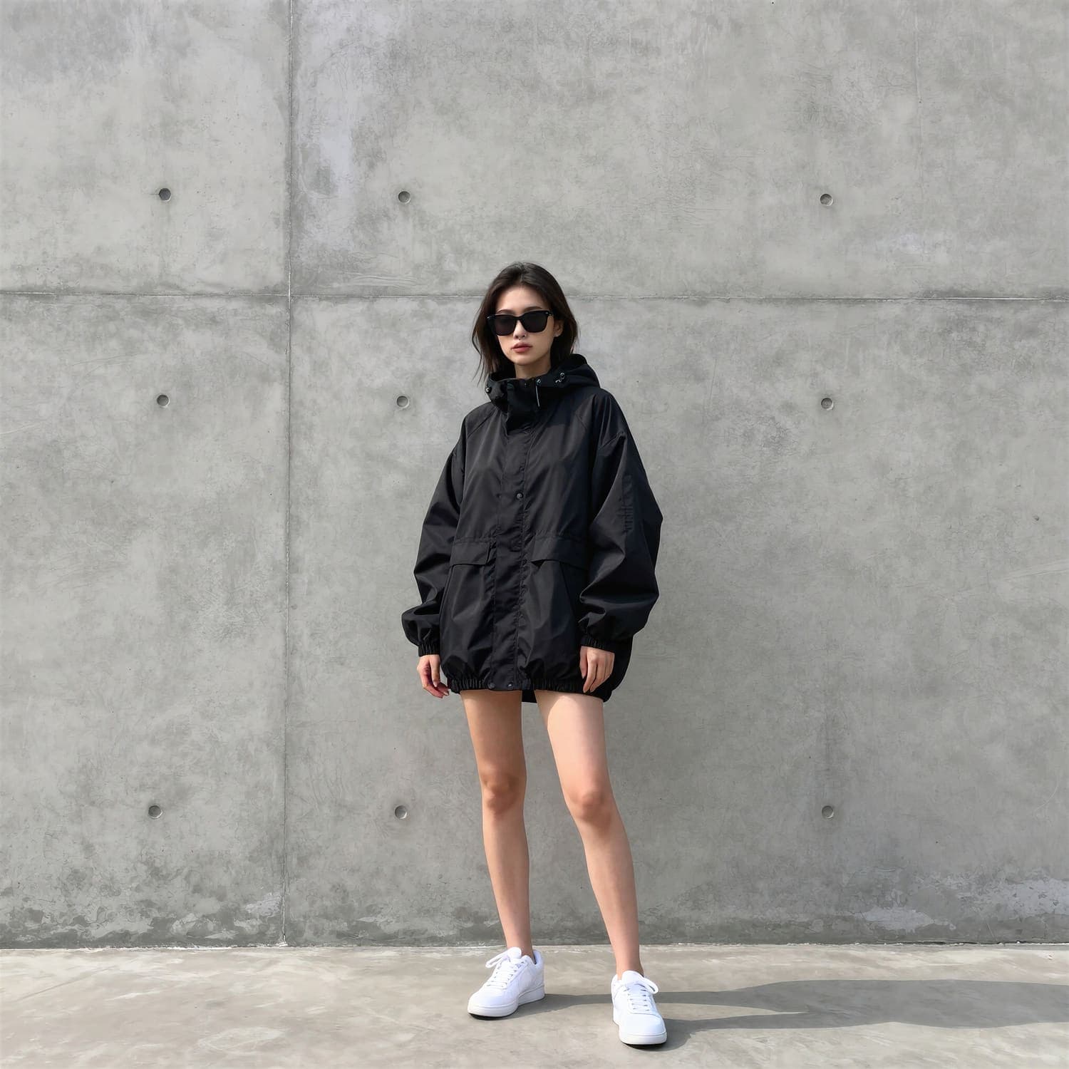 Text to image, Oversized jacket, street